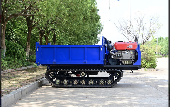 중국 농부 차량 5톤 GF5000A 크롤러 로더 덤프 트럭 고무 덤퍼 판매
