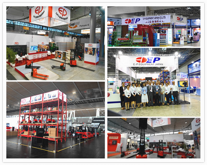 가장 많이 팔린 1.2톤 1톤 스택 전기 포크리프트 작은 큰 바퀴 10