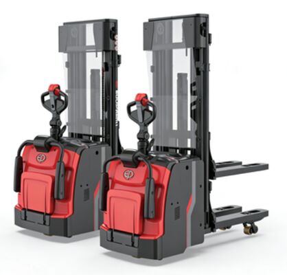 접이식 플랫폼이 있는 EP 고하중 리튬 이온 스태커 1600kg RSL161, 까다로운 작업 및 장거리 운송용, 24V/280Ah 배터리 & 24V/100A 충전기