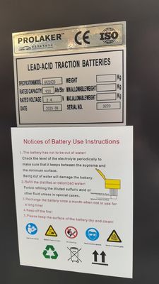 8PZS920 24V 창고 포크리프트 납 - 산성 배터리 920Ah 사용자 정의 서비스