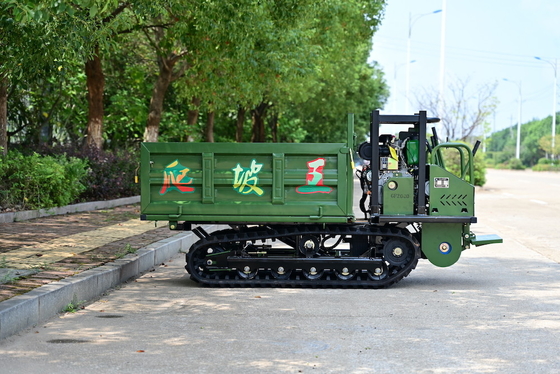 1500kg 수압 덤핑 고무 트럭 로더 산림 기계 1-20km/H GF1500c