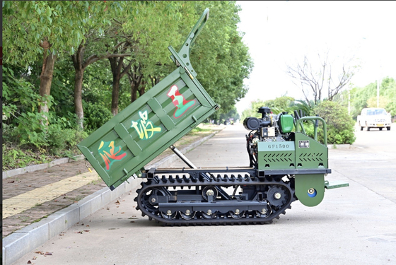 GF1500C 미니 로딩 크롤러 추적 차량 크롤러 운송용 덤퍼