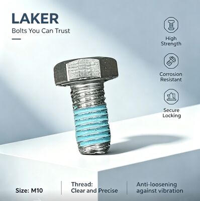 핫 판매 포크리프트 배터리 부품 M10 × 20 스테인리스 스틸 헥스 헤드 볼트, 방열 방지 나사, 전기 포크리프트 트랙션 배터리 터미널 연결 및 케이블 교체 예비 부품