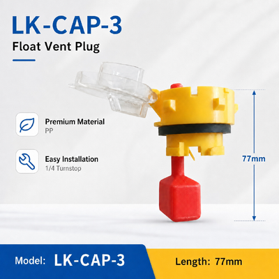 지게차 납산 축전지용 내구성 있는 PP LK-CAP-3 배터리 벤트 플러그